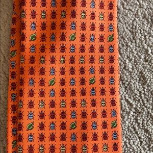 Peter Blair orange lady bug and leaf tie